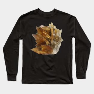 Selenite Mineral Sample Long Sleeve T-Shirt